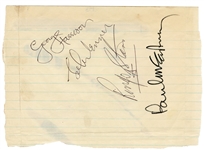 The Beatles 1967 "Magical Mystery Tour" Incredibly Rare Autographs (Caiazzo & REAL)