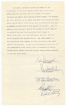 The Beatles Signed First U.S. Film Contract with King Features for "Yellow Submarine" and Cartoon TV Program (Caiazzo, JSA & Tracks)