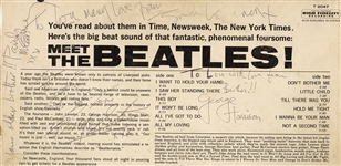 The Beatles First Ever U.S. Album Signed “Meet the Beatles” Signed to George Harrison’s Sister 2 Days After Their First Historic Ed Sullivan Show with Photographs on 2/11/1964 (Caiazzo & REAL)