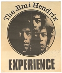 Jimi Hendrix Signed Jimi Hendrix Experience Original Promotional Poster Signed At The Hamburg Star Club  (REAL)