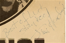 Jimi Hendrix Signed Jimi Hendrix Experience Original Promotional Poster Signed At The Hamburg Star Club  (REAL)