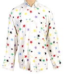 Ringo Starr Owned & Stage Worn White Shirt with Stars from the Collection of Ringo Starr and Barbara Bach Auction 