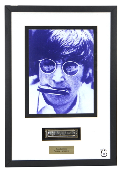 The Beatles John Lennon Personally Owned & Played Hohner Harmonica