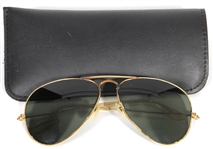 Michael Jackson Owned & Worn Aviator Sunglasses