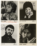 The Beatles Only Known Signed Set of 4 Apple Records Promotional Photographs (Caiazzo)