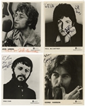 The Beatles Only Known Signed Set of 4 Apple Records Promotional Photographs (Caiazzo)