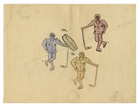 Paul McCartney 1950s Art Book Sketches (Tracks UK & Caiazzo Guaranteed)