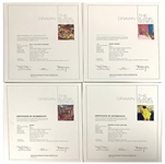 Bob Dylan Drawn Blank Series 2011 Signed Limited Prints Box Set