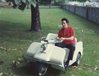 Elvis Presley Owned & Graceland Used Harley Davidson Golf Cart