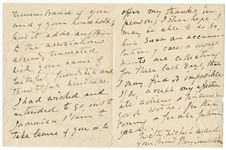 Mary Lowell Putnam Handwritten Signed Letter (JSA)