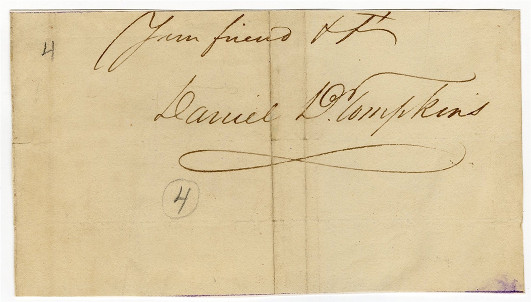 Vice President Daniel D. Tompkins Signature Cut