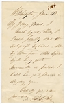 Dorothea Dix Civil War Nurse Social Reformer Handwritten Signed Letter 1864