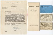 Surgeon George P. Coopernail Historic Document / Ticket Archive