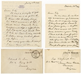 Edith Roosevelt Signed Letters (4)
