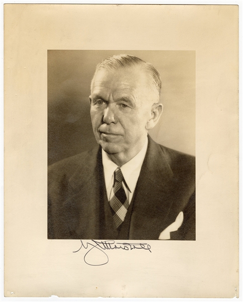 General George Marshall Signed Photograph