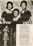 Johnny Cash Multiple-Signed Johnny Cash Show Souvenir Picture and Songbook (REAL)