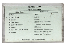 Pearl Jam "The Versus Sessions" Original Promotional  Demo Cassette Tape