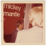 Mickey Mantle Original Snapshot Photograph