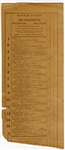 Vintage Original 1938 Grand Circuit Meeting Harness Horse Racing Official Score Card and Tickets