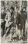 Yardbirds with Eric Clapton Signed Photo Postcard (REAL)