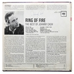 Johnny Cash Vintage Signed "Ring of Fire: The Best of Johnny Cash" Album (REAL)