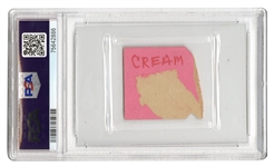 1968 Cream Hunter College 3/29/68 Incredibly Rare Ticket Stub (PSA/DNA Encapsulated 1)