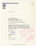 Lionel Richie Signed Letter