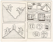 Keith Haring 1981 First Printing First Edition of Artist’s First Book