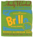 Andy Warhol 1970 Brillo Box Poster