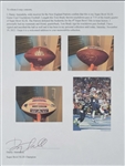 Tom Brady Super Bowl XLIX Used & Signed Touchdown Footballs (Tying & Breaking Joe Montana’s Record) Thrown to Rob Gronkowski and Danny Amendola (Photo-Matched & Player Provenance)