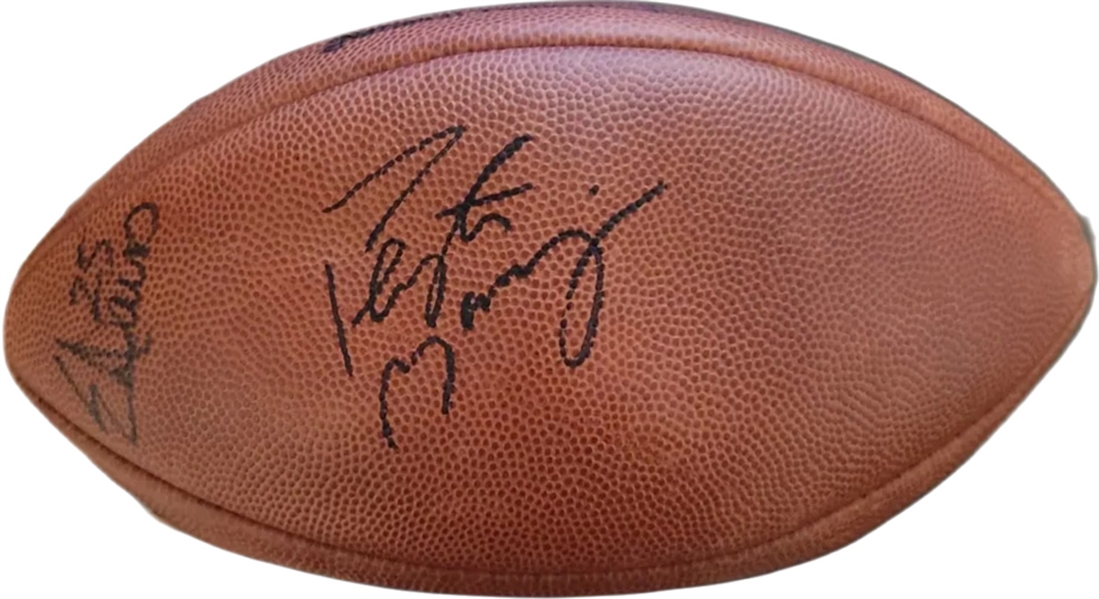 Peyton Manning Game-Used & Signed Record Tying Rookie INT Football 12/27/1998! (SIA & Fanatics)