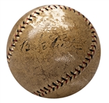 Babe Ruth, Lou Gehrig and Christy Mathewson Only Known Signed Baseball (JSA)