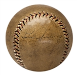 Babe Ruth, Lou Gehrig and Christy Mathewson Only Known Signed Baseball (JSA)