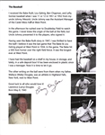 1934 Babe Ruth, Lou Gehrig & Others Multi-Signed Game-Used West Point Baseball Possible Babe Ruth Home Run (JSA & Letter Of Provenance)