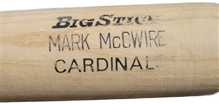 Mark McGwire June 27, 1998 (Photo-Matched) Game-Used & Signed Bat (PSA/DNA)