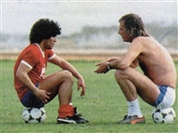 Diego Maradona 1982 World Cup “Le Coq Sportif” Training Worn Jersey