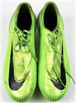 Cristiano Ronaldo Game Worn Green Manchester United Cleats