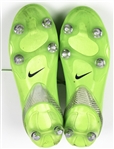 Cristiano Ronaldo Game Worn Green Manchester United Cleats