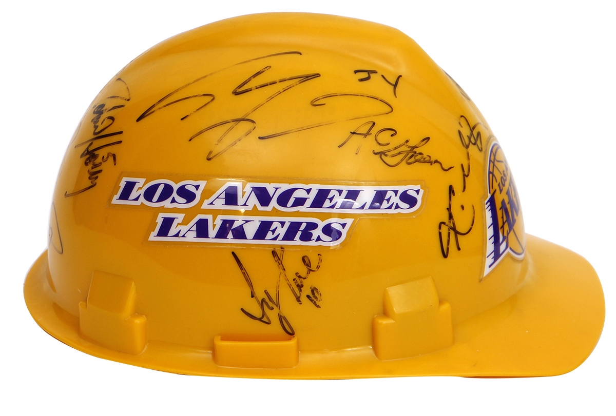 Lakers hard hat 2025