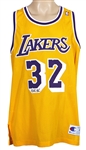 Magic Johnson Signed Lakers Jersey (John Salley Collection)