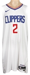 Kawhi Leonard Nov. 10, 2023 (Photo-Matched) Game-Used & Signed Clippers Road Jersey (Jason Terry Collection) (RGU & JSA)