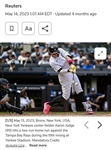 Aaron Judge Career 227th Home Run Hit Baseball (SIA)