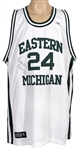 George Gervin Signed (2X) Eastern Michigan University 1970-72 Legends Throwback Jersey (John Salley Collection)