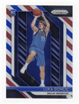 2018-19 Prizm #280 Luka Doncic Red White and Blue Prizm Rookie Card
