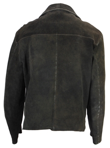 Jim Morrison Owned & Stage Worn Suede Jacket - Photo-Matched to The Infamous 1967 New Haven Arena Concert Arrests (RGU)