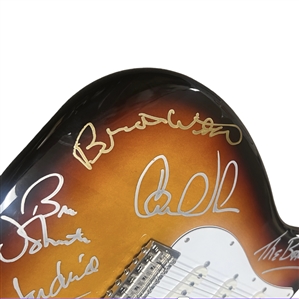 The Beach Boys Signed Fender Stratocaster Guitar (REAL)