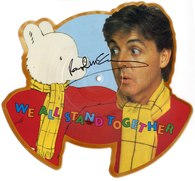 Paul McCartney Signed “We All Stand Together” Picture Disc (REAL)