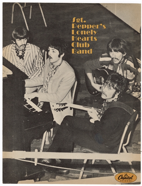 The Beatles Original “Sgt. Pepper’s Lonely Hearts Club Band” Capitol Records Advertisement from Teen Set Magazine