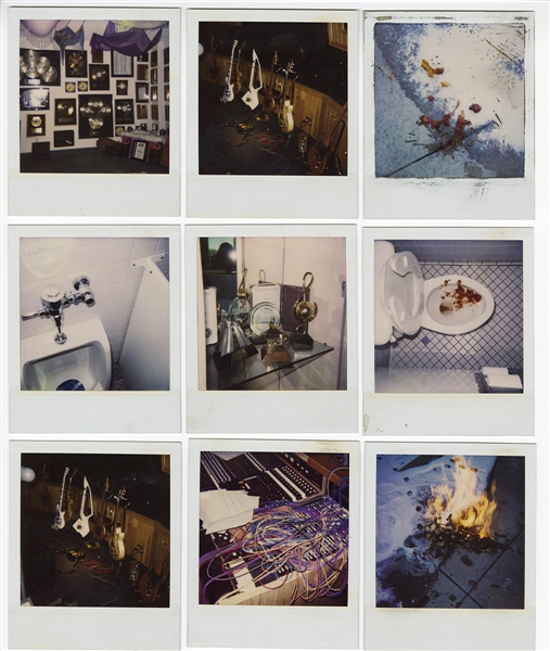 Prince Original Polaroids (9) Used For “Chaos and Disorder” Album Artwork Featured on CD Gatefold!