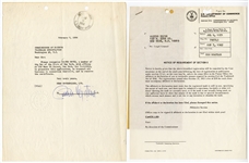 The Beatles Brian Epstein Historic Twice-Signed Beatles Trade Mark Application Original File Documents (Caiazzo)
